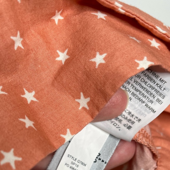 Madewell | NWT Wrap Top in Star Scatter Peach Small - Picture 5 of 10